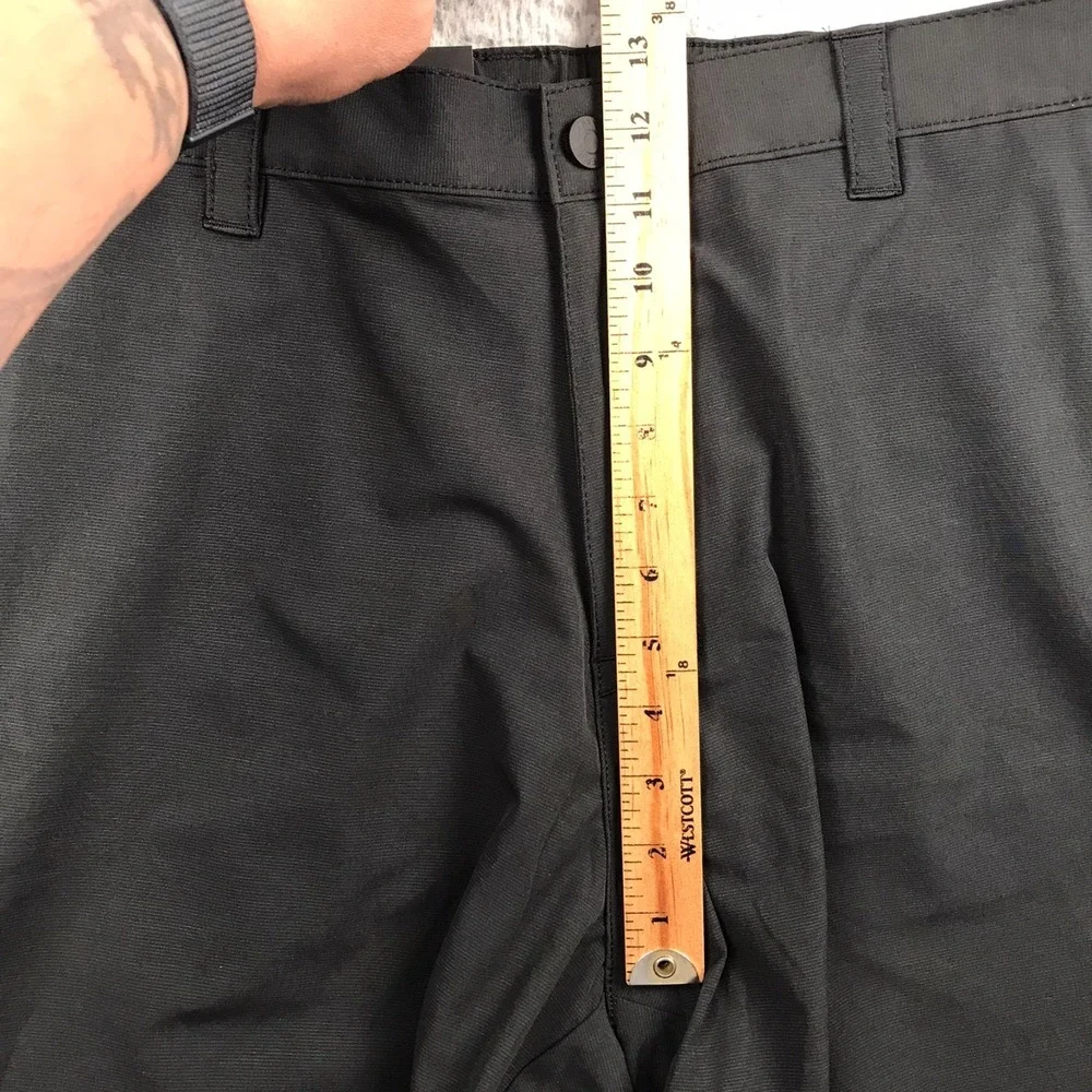Banana Republic Comfort Flat Front Shorts Mens 38 Black 9